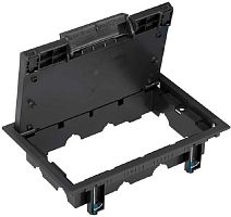 Лючок нерегулируемый Simon Connect Cima S400 4х2 мод. 187x283x66мм IP40 графит картинка